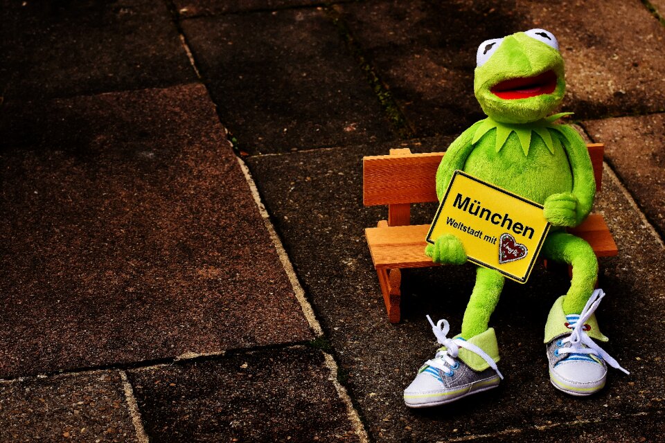 Kermit frog soft toy