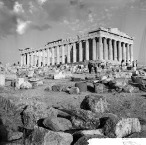 Jamboree 1963 te Marathon Griekenland Griekse bouwwerken en genre Athene, Bestanddeelnr 915-4353