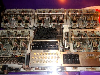 JADE, Japanese Type-97 cipher machine captured in Saipan in June 1944 - National Cryptologic Museum - DSC07852