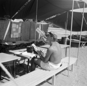 Jamboree 1963 te Marathon Griekenland Nigeria padvinders in hun kamp, Bestanddeelnr 915-4380