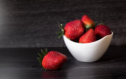 Shell bowl fruit photo