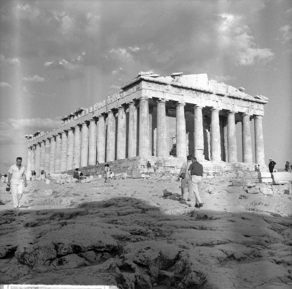 Jamboree 1963 te Marathon Griekenland Griekse bouwwerken en genre Athene, Bestanddeelnr 915-4366