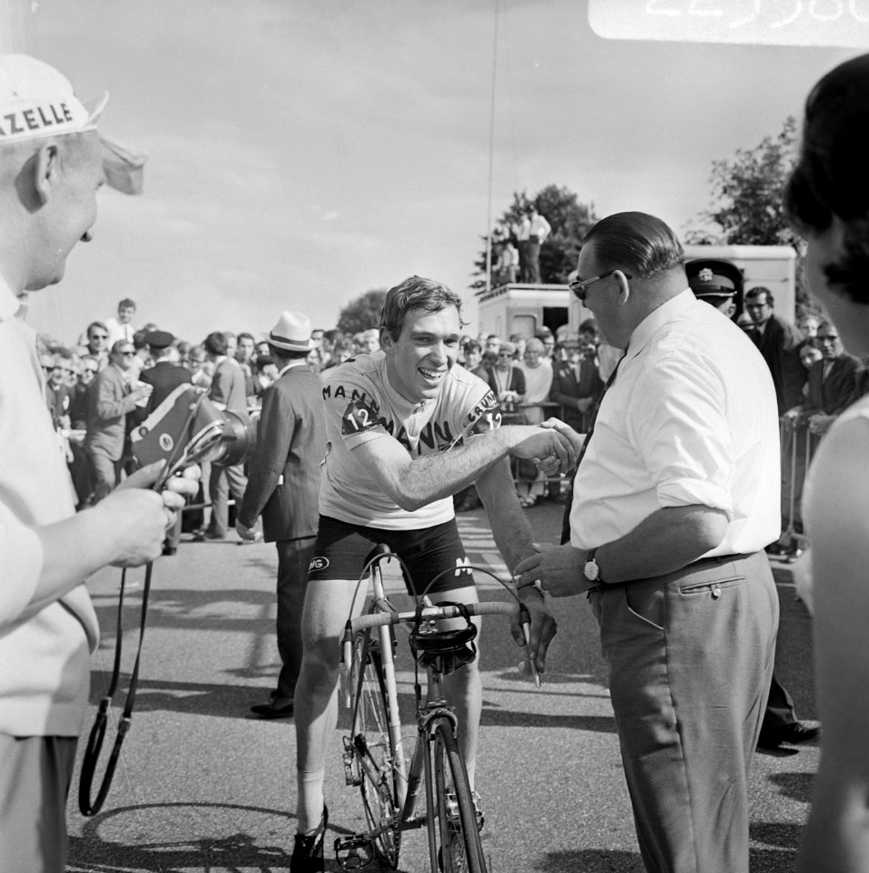 Jacques Frijters na de finish, Bestanddeelnr 922-5560