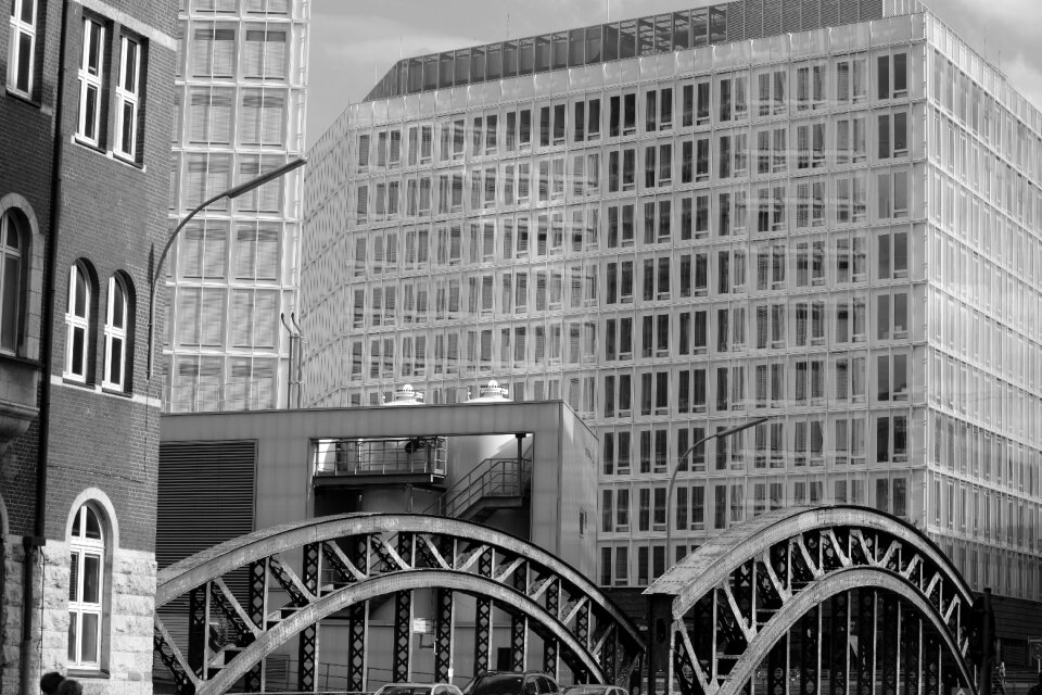 Speicherstadt harbour city bridge