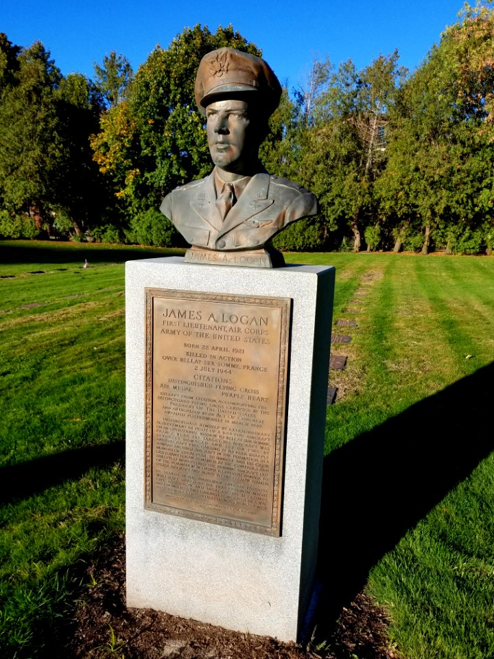 James A. Logan Memorial - Somerville Veterans Memorial Cemetery - Somerville, MA - 20191023 162528