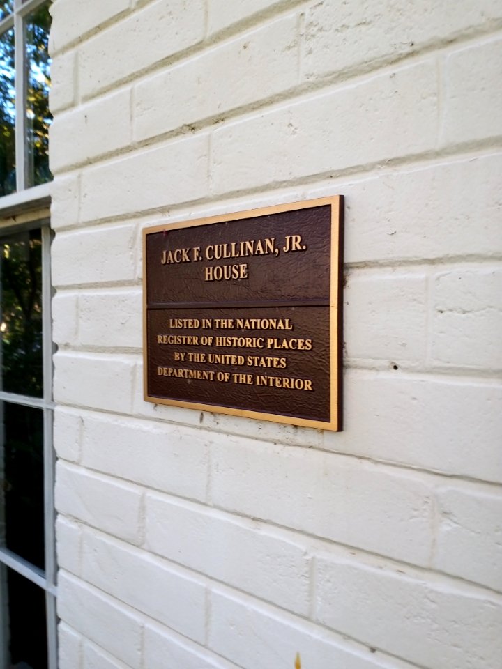 Jackcullinanhouseplaque