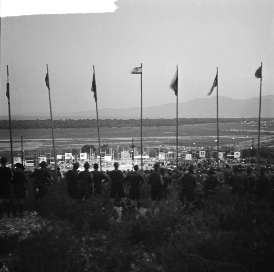 Jamboree 1963 te Marathon Griekenland Overzicht opening Jamboree, Bestanddeelnr 915-4263