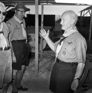 Jamboree 1963 te Marathon Griekenland Mr Wilson , oud-directeur van Internatio, Bestanddeelnr 915-4258