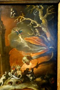 Jacob van Swanenburgh, Aeneas and Sibilla in the underworld (detail1)