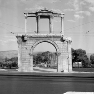 Jamboree 1963 te Marathon Griekenland Griekse bouwwerken en genre Athene, Bestanddeelnr 915-4344