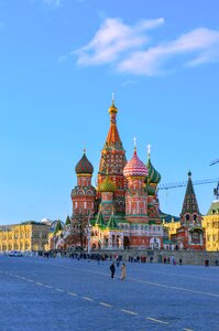 Saint basil's cathedral cathedral of cover presvjatoj of the virgin dome photo