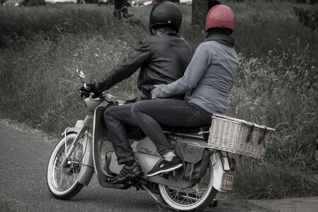 Man woman vehicle
