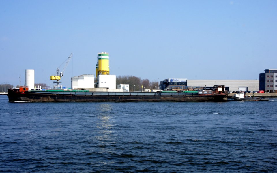 Jan, ENI 03340122 pushing Rika 2, ENI 02301434, Noordzeekanaal, Port of Amsterdam, pic5