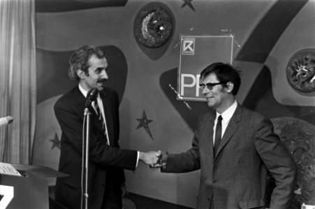 Jaarcongres PPR in Rotterdam nr. 7, 8 links Jurgens, rechts Tonnaer nr. 9, 10, Bestanddeelnr 923-5917