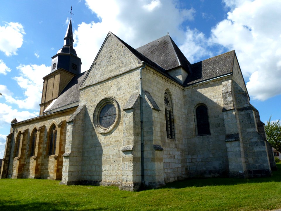 Jandun (Ardennes) église Notre-Dame, chevet