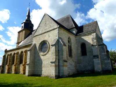Jandun (Ardennes) église Notre-Dame, chevet