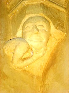 Jandun (Ardennes) église Notre-Dame, chapiteau sculpté B