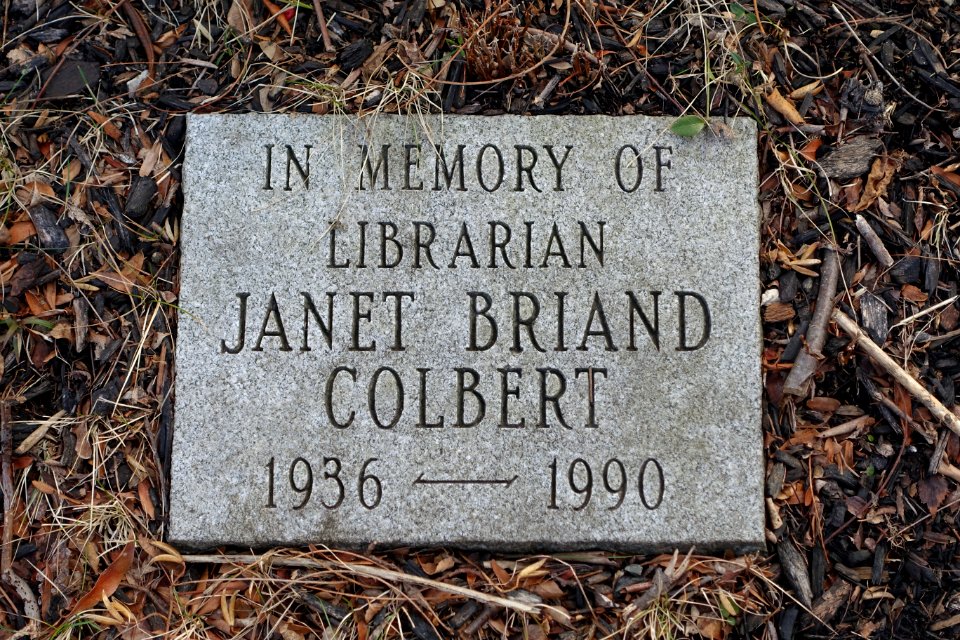Janet Briand Colbert Memorial - Arlington, MA - DSC05792