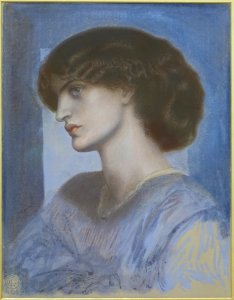 Jane Morris by Dante Gabriel Rossetti, 1868-1874 - Galleria nazionale d'arte moderna - Rome, Italy - DSC05373