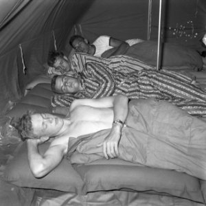 Jamboree 1963 te Marathon Griekenland. Nederlanders in de slaap, Bestanddeelnr 915-4318