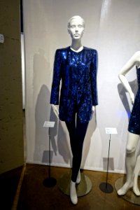 Jacket, labeled Bagutta, after 1975, polyester, acetate, silk, plastic paillettes - Musée de la mode - Montreal, Canada - DSC07116