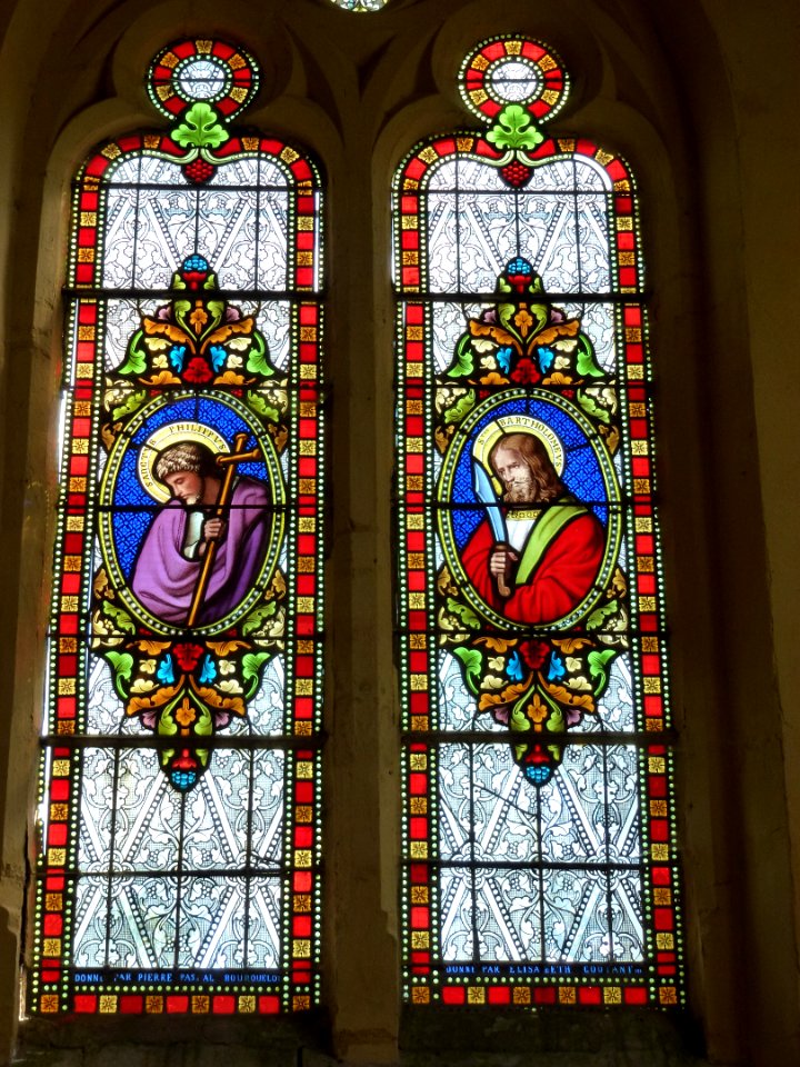 Jandun (Ardennes) église Notre-Dame, vitrail 05