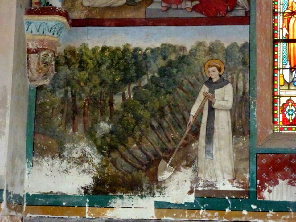 Jandun (Ardennes) église Notre-Dame, fresque 02