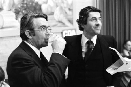 Jan Nico Scholten (links) en Ruud Lubbers, Bestanddeelnr 930-1498