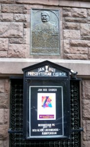 Jan Hus Presby plaque jeh