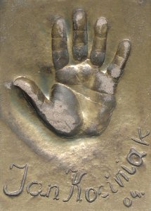 Jan Kociniak handprint