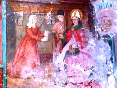 Jandun (Ardennes) église Notre-Dame, fresque 04
