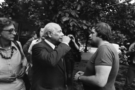 Jan Schaefer en Joop den Uyl (l), Bestanddeelnr 929-7501