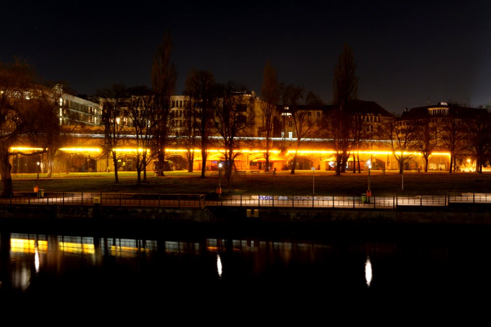 James-Simon-Park from other side of the Spree at night 2021-01-17 02