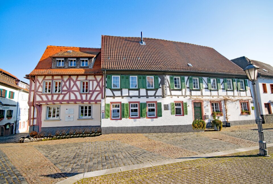 Germany historic center truss