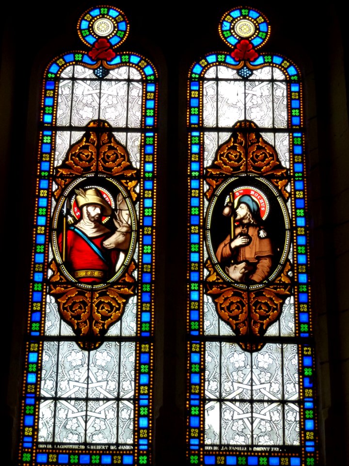 Jandun (Ardennes) église Notre-Dame, vitrail 09