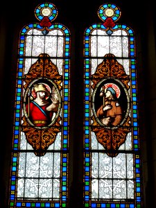 Jandun (Ardennes) église Notre-Dame, vitrail 09