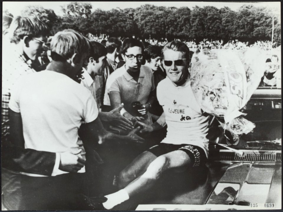 Jan Janssen winnaar van de Tour de France 1968, Bestanddeelnr 135-0699