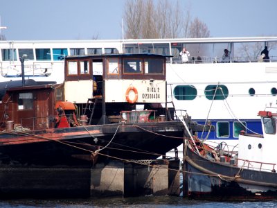 Jan, ENI 03340122 pushing Rika 2, ENI 02301434, Noordzeekanaal, Port of Amsterdam, pic2
