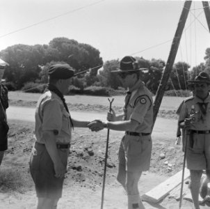 Jamboree 1963 te Marathon Griekenland Bezoek Griekse prins aan Nederlands hoofd, Bestanddeelnr 915-4277
