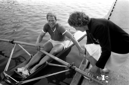 Jan Wienese, kampioen skiff (éénpersoons roeiboot), Bestanddeelnr 922-6875