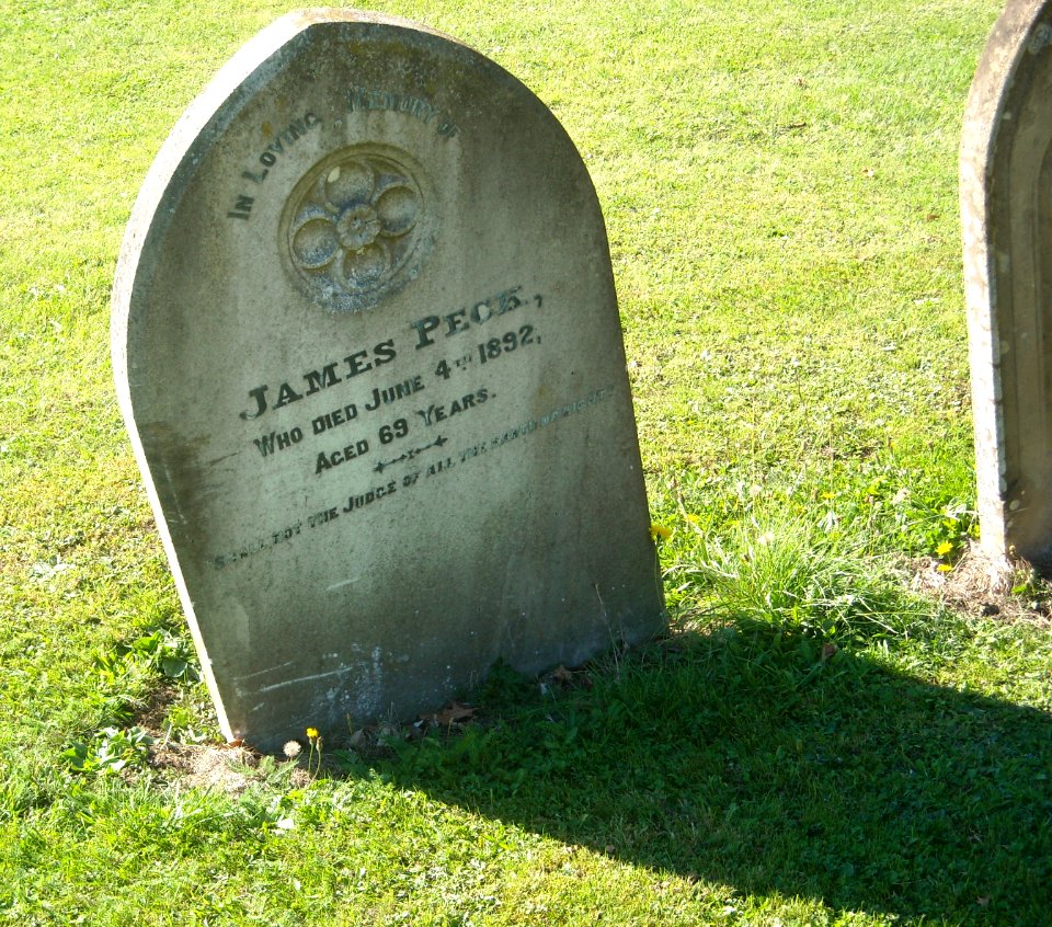 JamesPeckGraveBedford