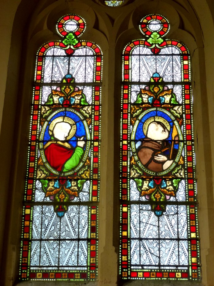 Jandun (Ardennes) église Notre-Dame, vitrail 06
