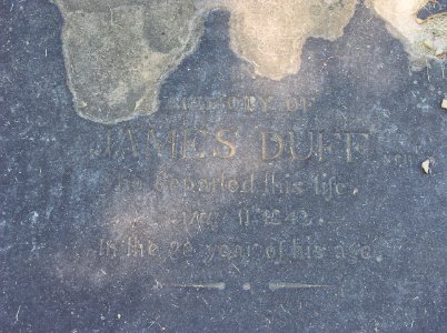 James Duff Grave, Hiland Cemetery, 2015-08-17, 02