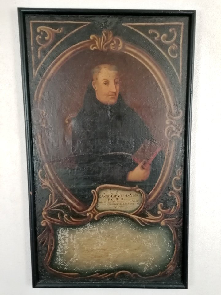 Jan Kapistran Szysiecki held office 1725-1728 - Franciscan monastery in Kobylin