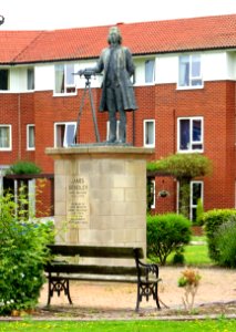 James Brindley statue - Etruria, Staffordshire - DSC09505
