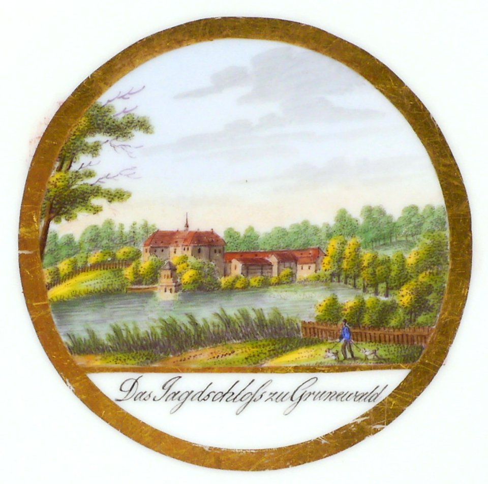 Jagdschloss Grunewald um 1820