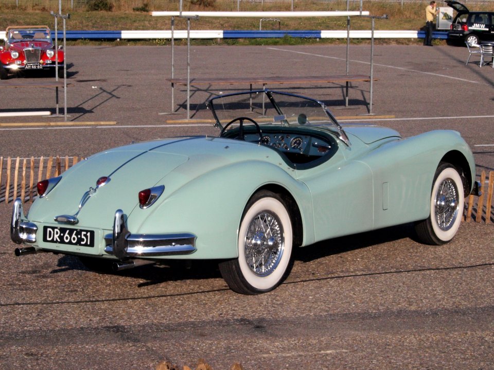 Jaguar XK 140 MC dutch licence registration DR-66-51 pic1