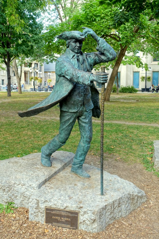 James McGill by David Roper-Curzon, 1996 - McGill University - Montreal, Canada - DSC08297