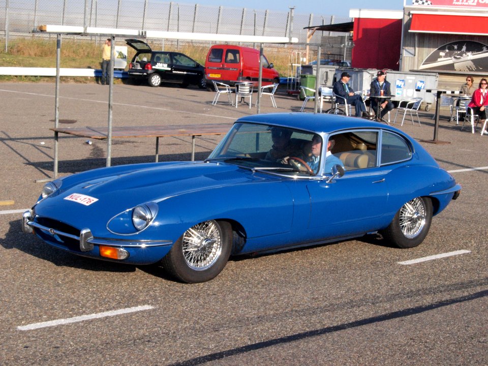 Jaguar E-type belgium licence registration NUL-176 pic2