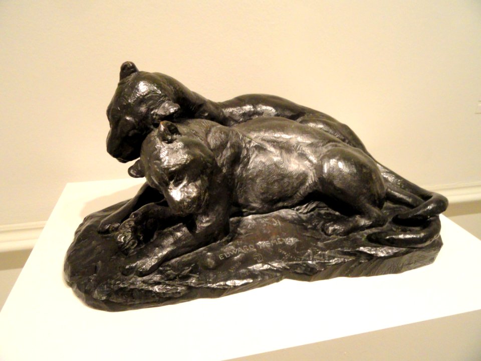 Jaguar Lovers by Edward Kemeys, 1888 - Corcoran Gallery of Art - DSC01230